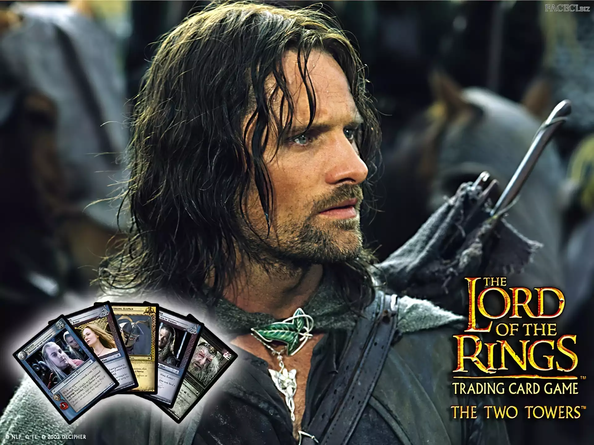 The Lord of The Rings, Viggo Mortensen, karty, zbroja